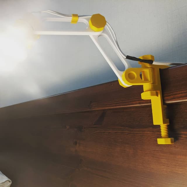 A reading lamp